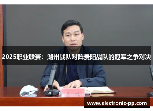 2025职业联赛：湖州战队对阵贵阳战队的冠军之争对决
